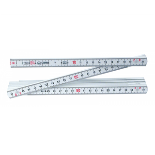 Wiha Tools 61602 MaxiFlex 2 Meter Metric Folding Ruler, Outside Reading