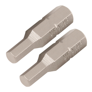 Wiha Tools 71363 7/64" x 25mm Hex Insert Bit, 2 Pack