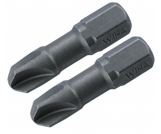 Wiha Tools 71911 #4 x 25mm Torq-Set Insert Bit, 2 Pack