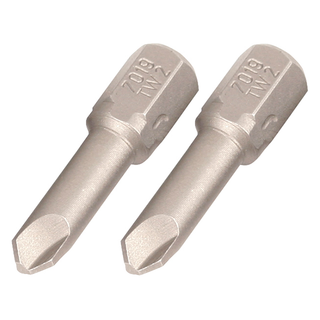 Wiha Tools 71949 #0 x 25mm Tri-Wing Insert Bit, 2 Pack