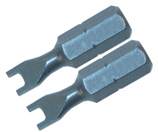 Wiha Tools 71963 #4 x 25mm Spanner Insert Bit, 2 Pack