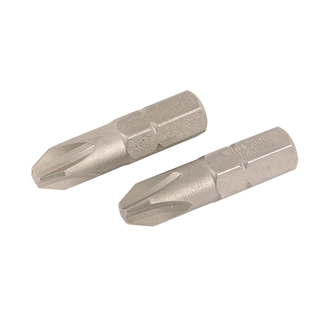 Wiha Tools 72102 #2 x 32mm Phillips Insert Bit with 5/16" Drive, 2 Pack