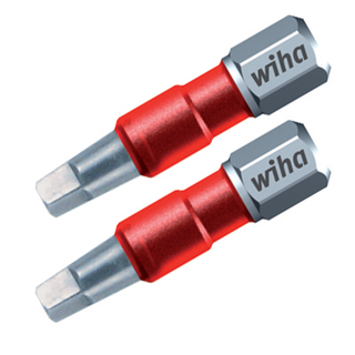 Wiha Tools 76840 #3 x 29mm Square Terminator Impact Bit, 2 Pack