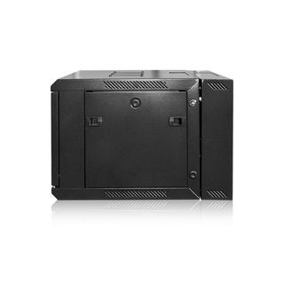 iStarUSA WMZ655-KBR1U 6U 550mm Depth Swing-out Wallmount Server Cabinet with 1U Keyboard Drawer