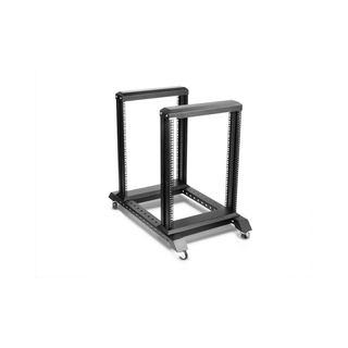 iStarUSA WO15AB 15U 4 Post Open Frame Rack