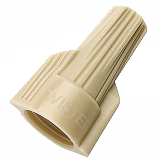 Ideal WT41-500JR WingTwist Wire Connector, WT41, Tan, 500/Jar