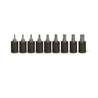 Wright Tool 363 3/8" Drive Impact Hex Bit Socket Set 9 Piece